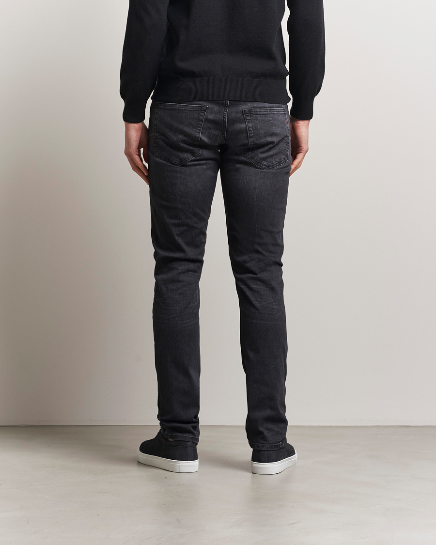 Herre | Jeans | Replay | Grover Straight Fit Stretch Jeans Washed Black