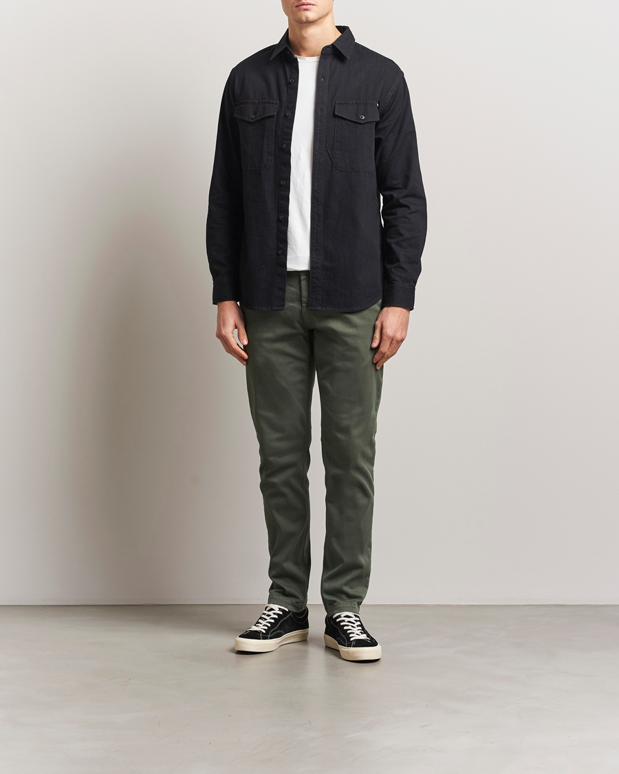 Herre | Bukser | Replay | Benni Hyperflex X-Lite Chinos Dark Green