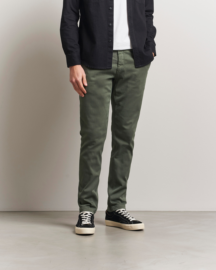 Herre | Bukser | Replay | Benni Hyperflex X-Lite Chinos Dark Green