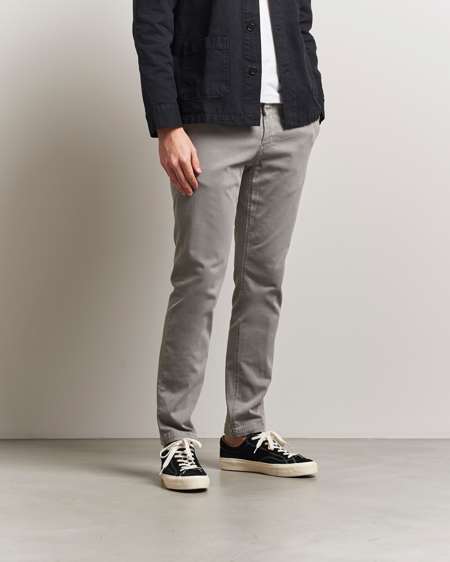 Herre | Bukser | Replay | Benni Hyperflex X-Lite Chinos Dim Grey