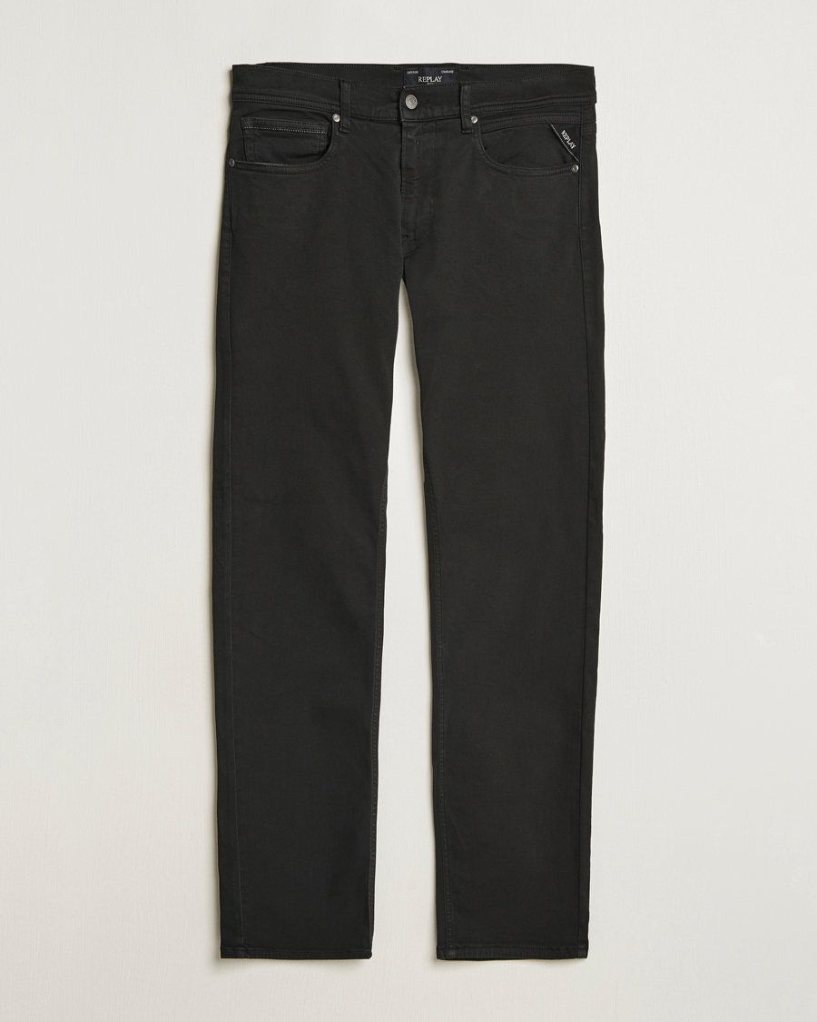 Herre | Bukser | Replay | Grover Hyperflex 5-Pocket Pants Black