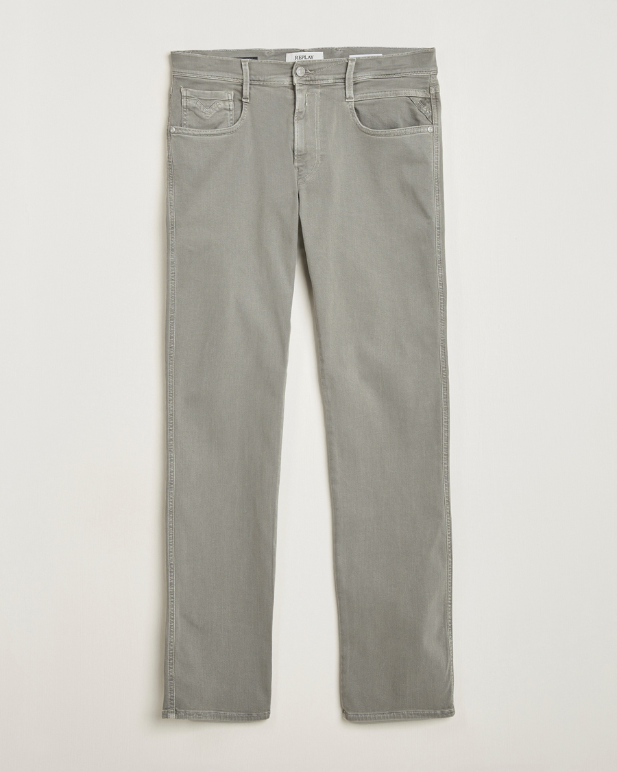 Herre | Bukser | Replay | Anbass Hyperflex X.Lite 5-Pocket Pants Dim Grey