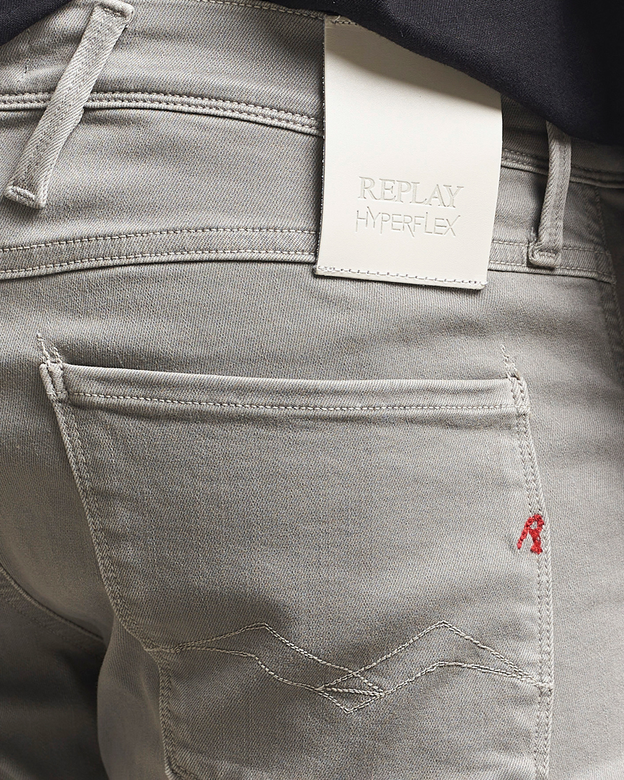 Herre | Bukser | Replay | Anbass Hyperflex X.Lite 5-Pocket Pants Dim Grey