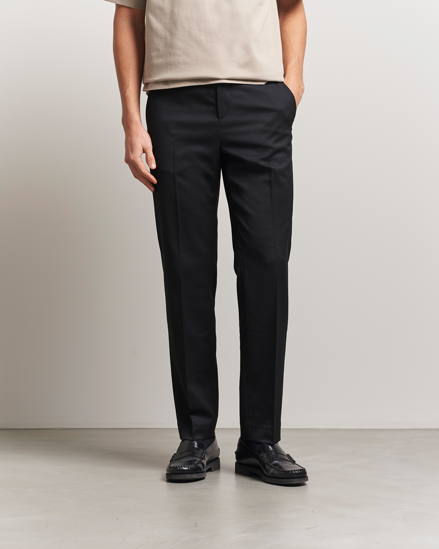 Herre | Bukser | Filippa K | Troy Tailored Drawstring Trousers Black