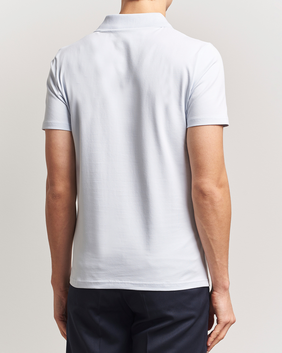 Herre | Polotrøjer | Filippa K | Soft Lycra Polo T-Shirt Ice Blue