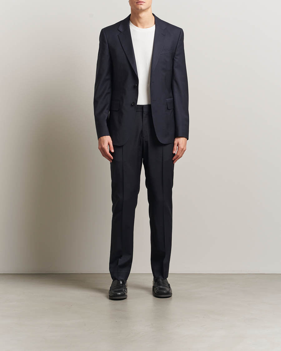 Herre | Blazere & jakker | Filippa K | Slim Wool Blazer Dark Navy