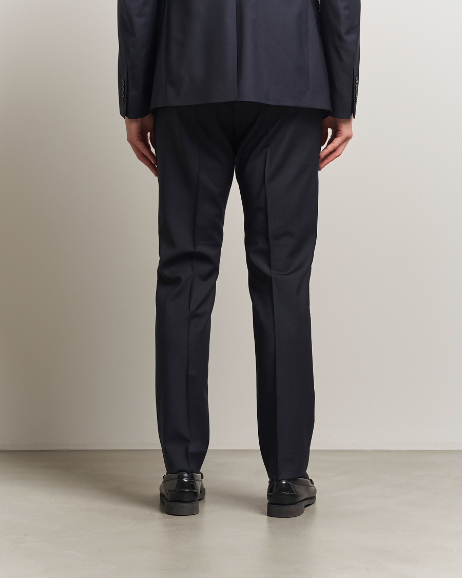 Herre | Bukser | Filippa K | Slim Wool Trousers Dark Navy