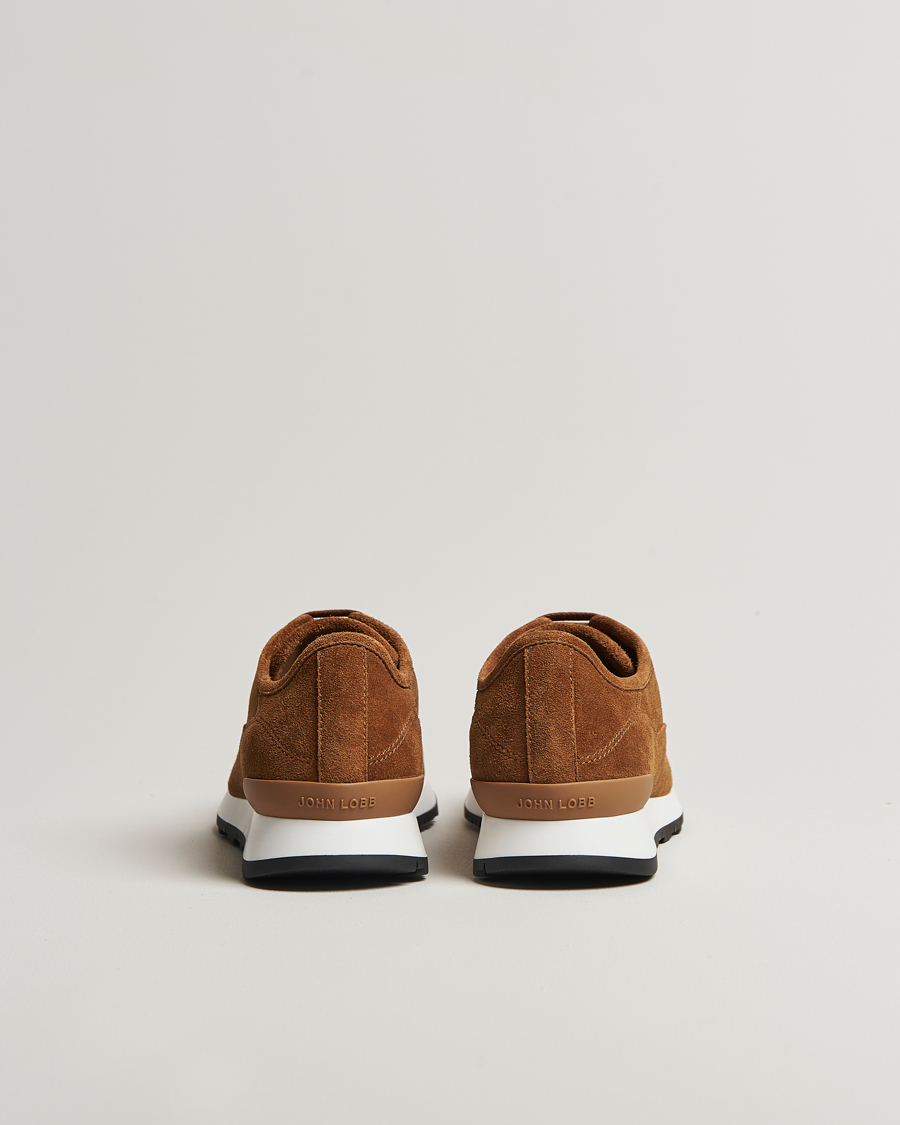 Herre | Sneakers | John Lobb | Foundry Luxury Running Sneakers Tobacco