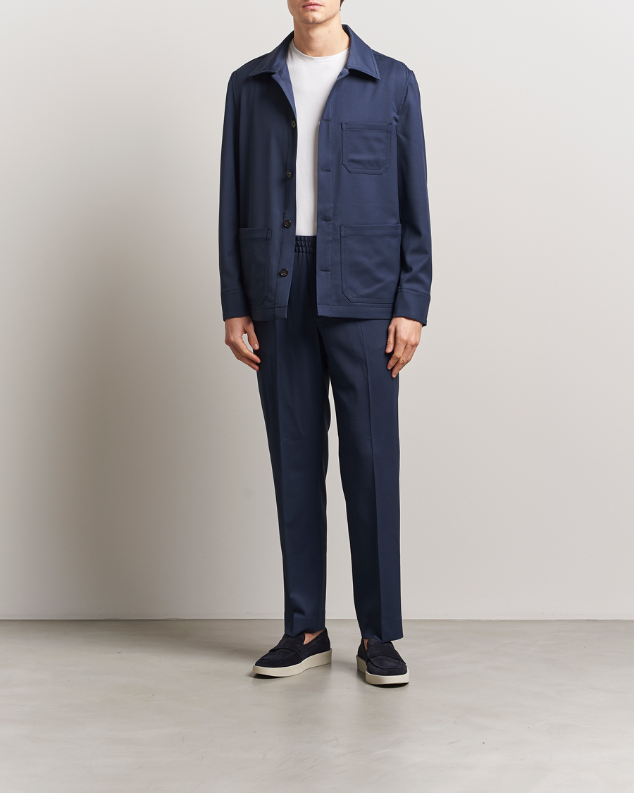 Herre | Jakker | Filippa K | Work Shirt Jacket Dusk Blue