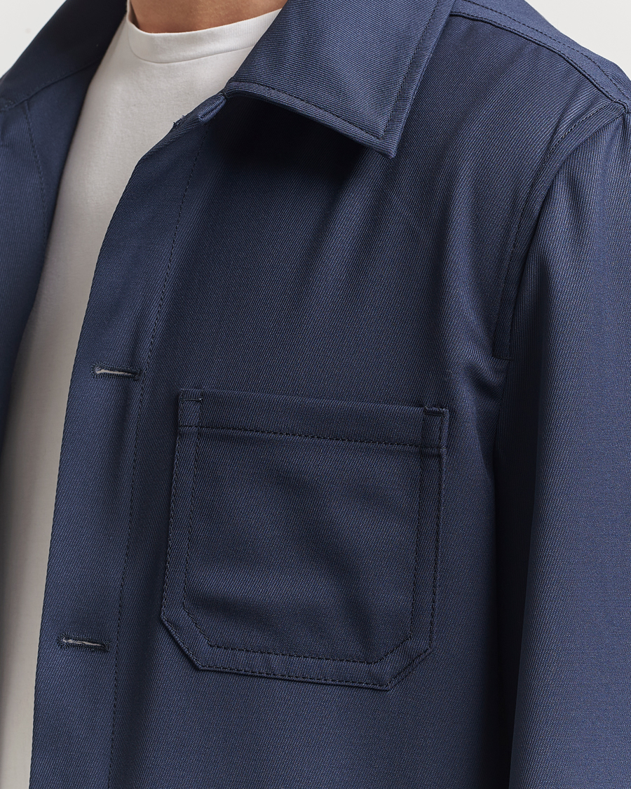 Herre | Jakker | Filippa K | Work Shirt Jacket Dusk Blue