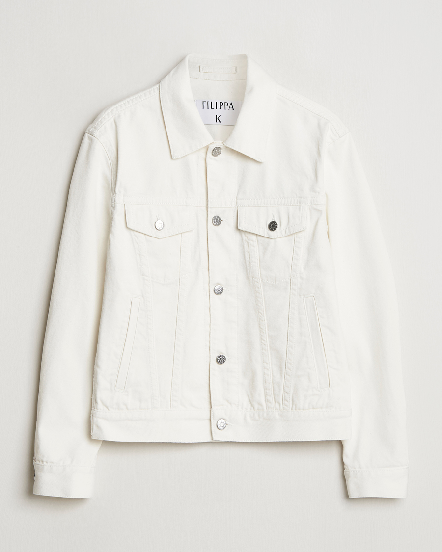 Herre | Jakker | Filippa K | Classic Jean Jacket Ecru Wash