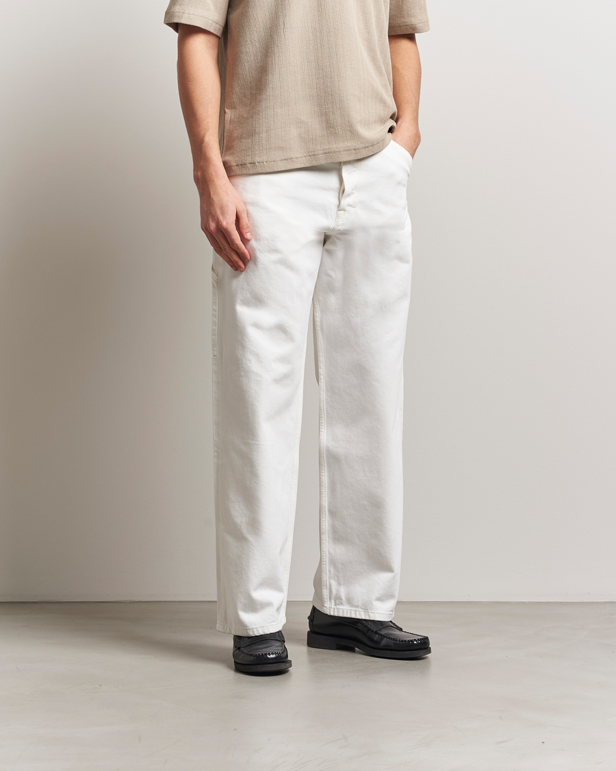 Herre | Jeans | Filippa K | Baggy Jeans Ecru Wash