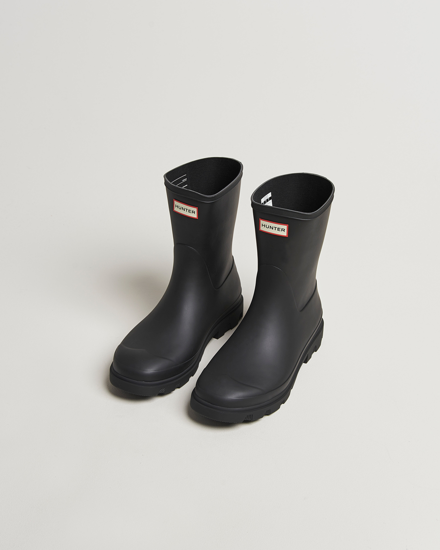 Herre | Galocher & Gummistøvler | Hunter Boots | Downpour Short Boot Black