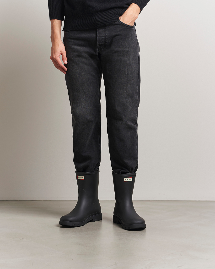 Herre | Galocher & Gummistøvler | Hunter Boots | Downpour Short Boot Black