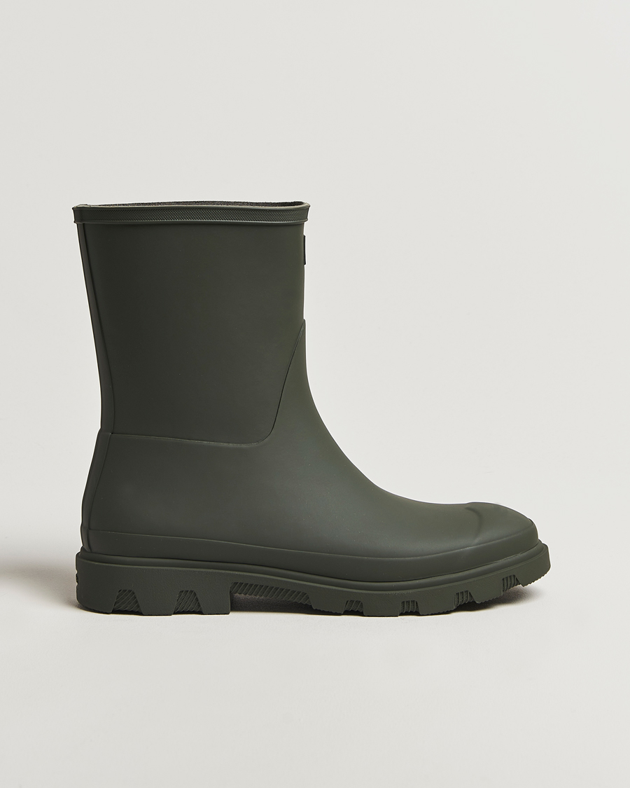 Herre | Galocher & Gummistøvler | Hunter Boots | Downpour Short Boot Dark Olive