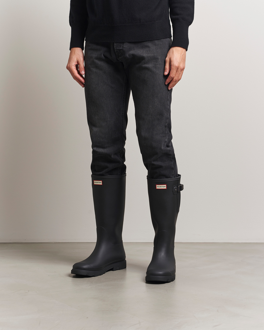 Herre | Galocher & Gummistøvler | Hunter Boots | Downpour Adjustable Boot Black