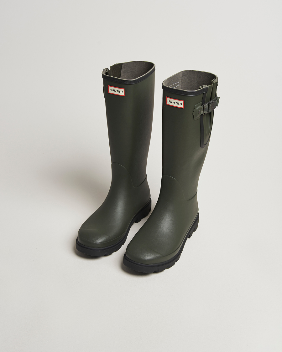 Herre | Galocher & Gummistøvler | Hunter Boots | Downpour Adjustable Boot Dark Olive