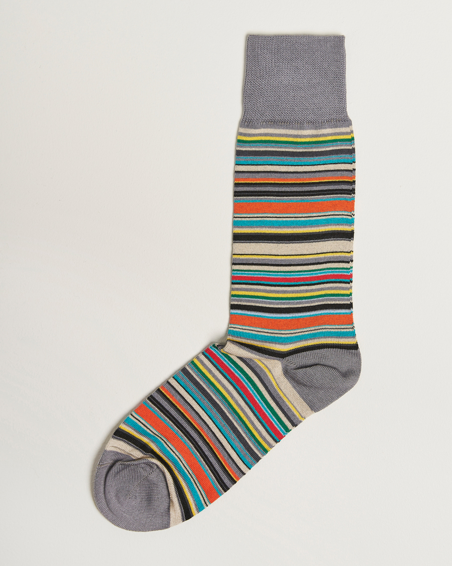 Herre | Undertøj | Paul Smith | Multistripe Socks Grey