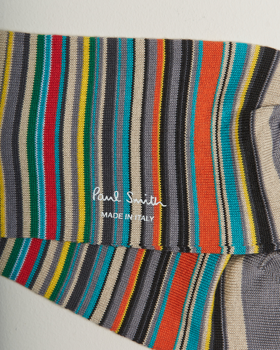 Herre | Undertøj | Paul Smith | Multistripe Socks Grey