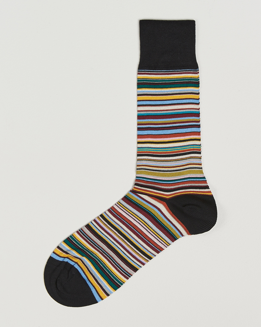 Herre | Undertøj | Paul Smith | Multistripe Socks Black