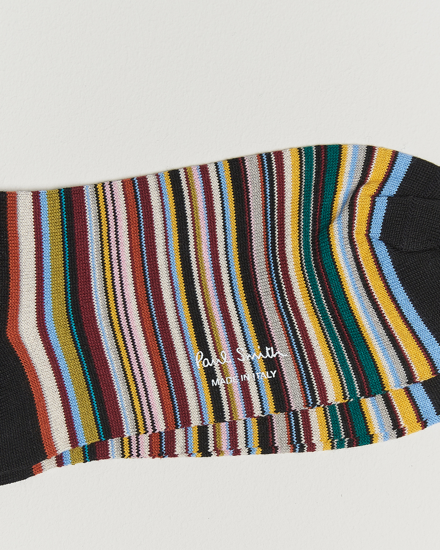 Herre | Undertøj | Paul Smith | Multistripe Socks Black