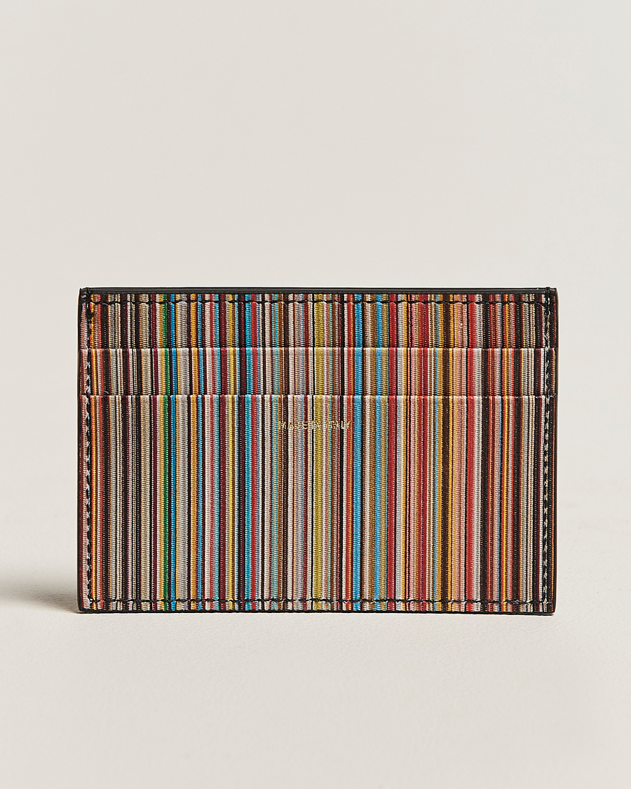 Herre | Punge | Paul Smith | Paul SmithSignature Stripe Card HolderBlack