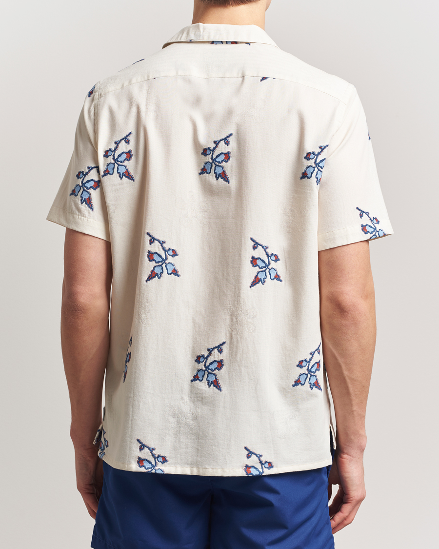 Herre | Skjorter | PS Paul Smith | Flower Short Sleeve Shirt Off White
