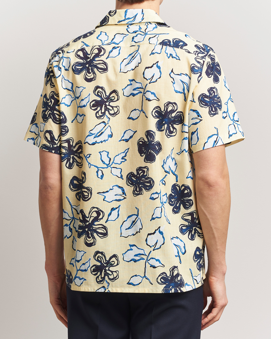Herre | Skjorter | PS Paul Smith | Floral Short Sleeve Shirt Yellow