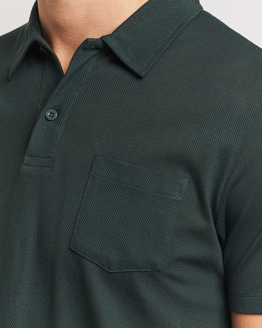 Herre | Polotrøjer | Sunspel | Riviera Polo Shirt Dark Green