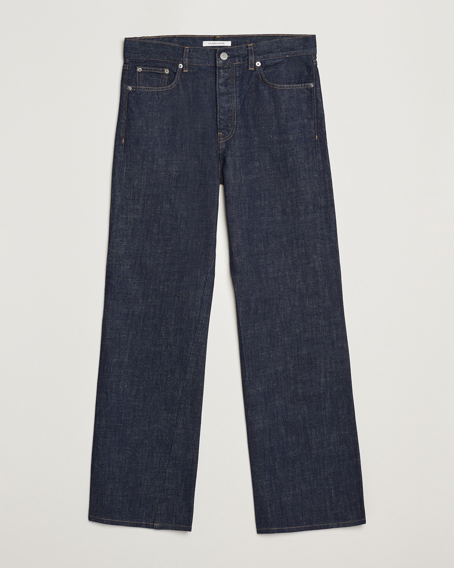 Herre | Jeans | Sunflower | Straight Twist Jeans Simple Rinse Blue