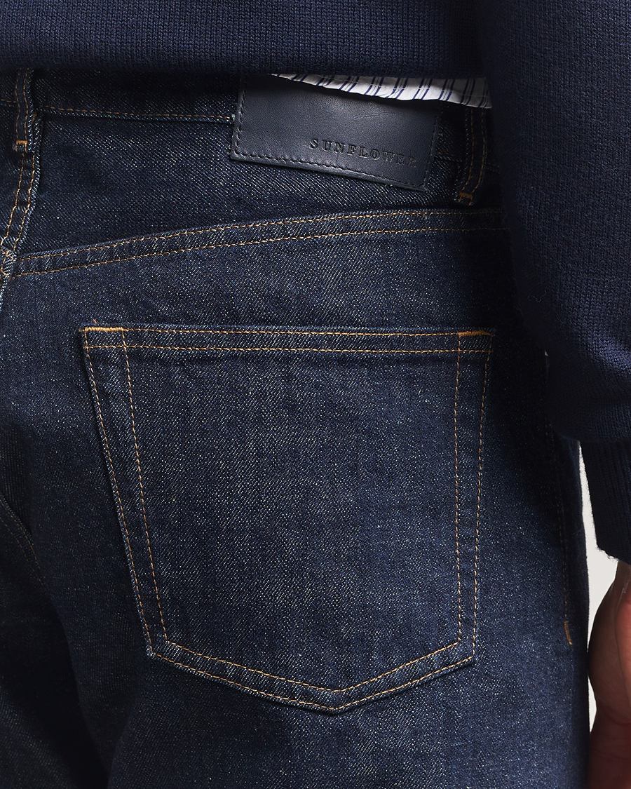 Herre | Jeans | Sunflower | Straight Twist Jeans Simple Rinse Blue