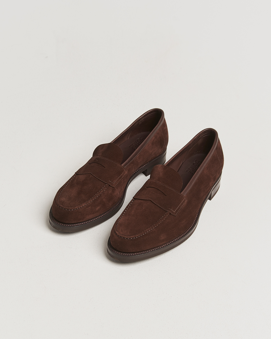 Herre | Loafers | Edward Green | Pimlico Suede Loafers Mink