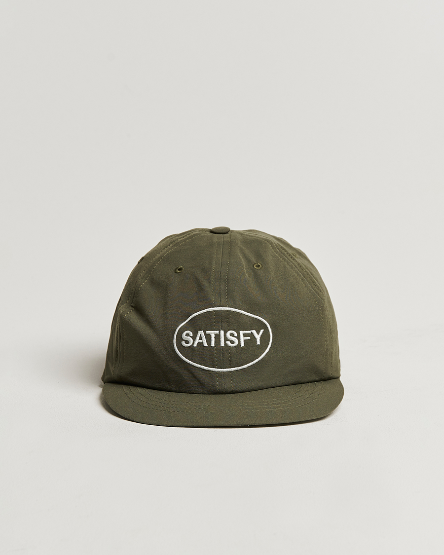 Herre | Satisfy PeaceShell Running Cap Olive | Satisfy | PeaceShell Running Cap Olive