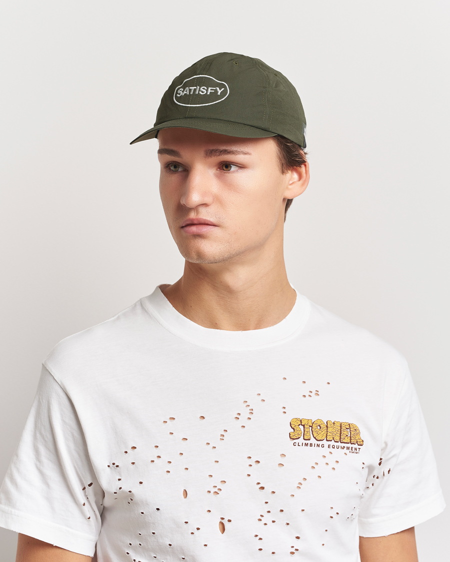 Herre | Satisfy PeaceShell Running Cap Olive | Satisfy | PeaceShell Running Cap Olive