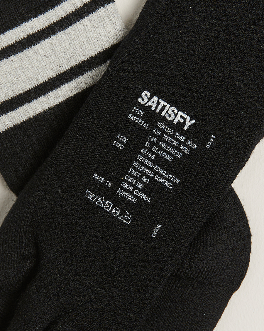 Herre | Undertøj | Satisfy | Merino Tube Socks Black
