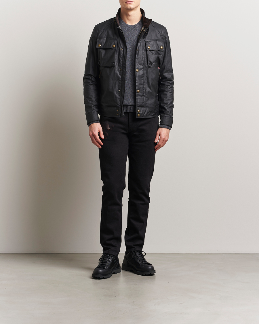 Herre | Jakker | Belstaff | Racemaster Waxed Jacket Black