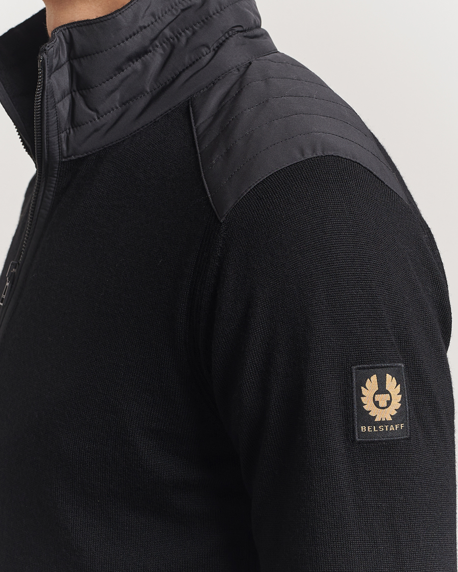 Herre | Trøjer | Belstaff | Kilmington Quarter Zip Jumper Black
