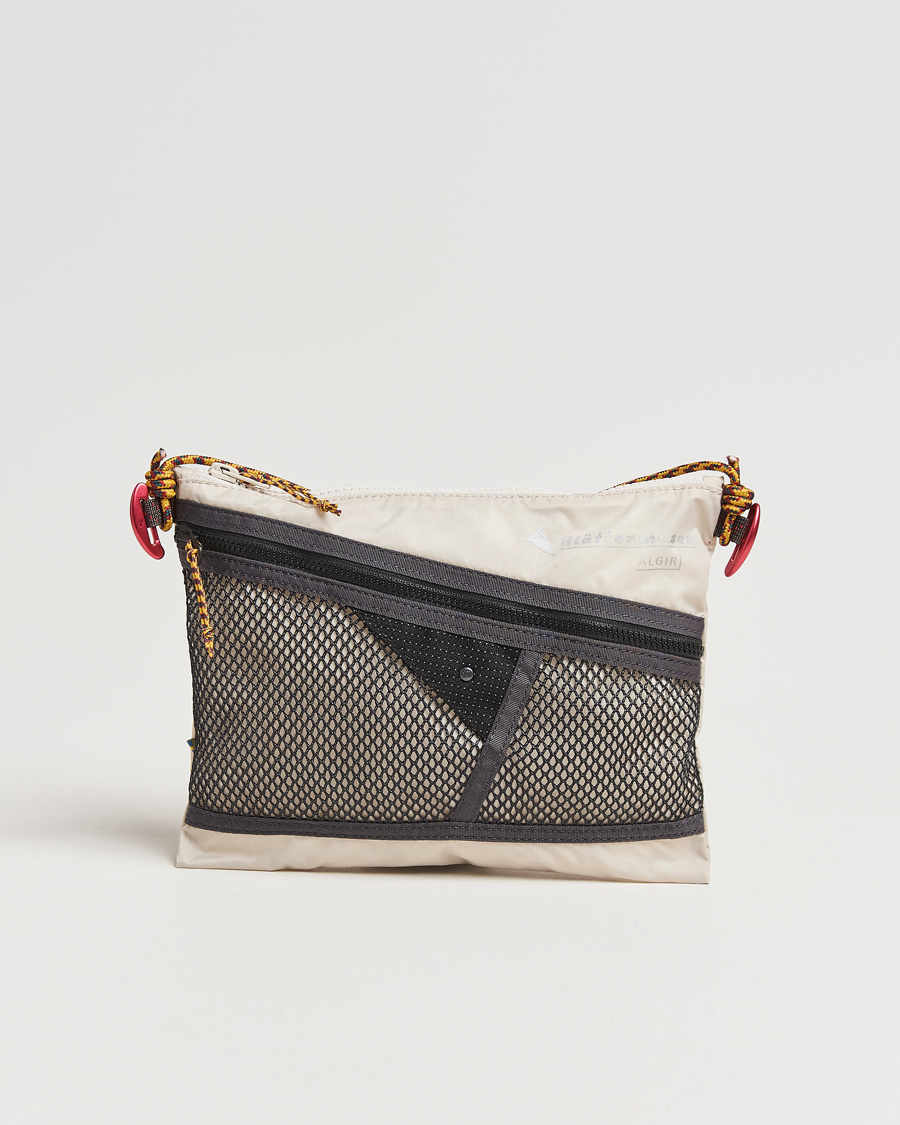 Herre | Tasker | Klättermusen | Algir Accessory Bag Medium Putty Grey