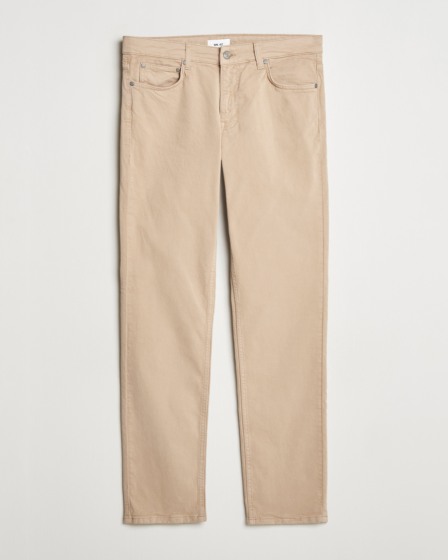 Herre | Bukser | NN07 | Tony 5-Pocket Pants Khaki Beige