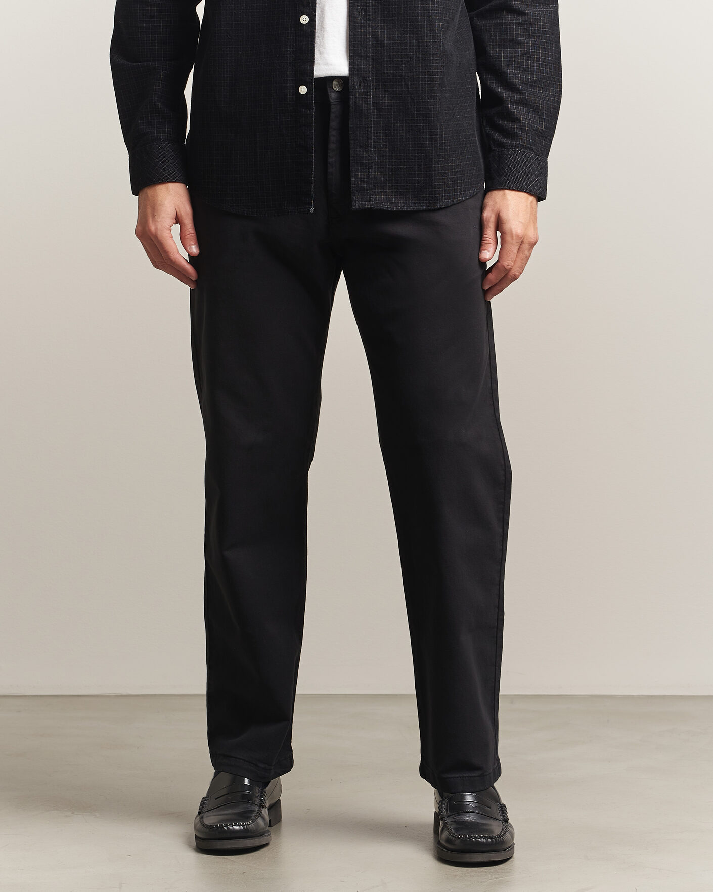 Herre | Bukser | NN07 | Aden Regular Fit Chinos Black
