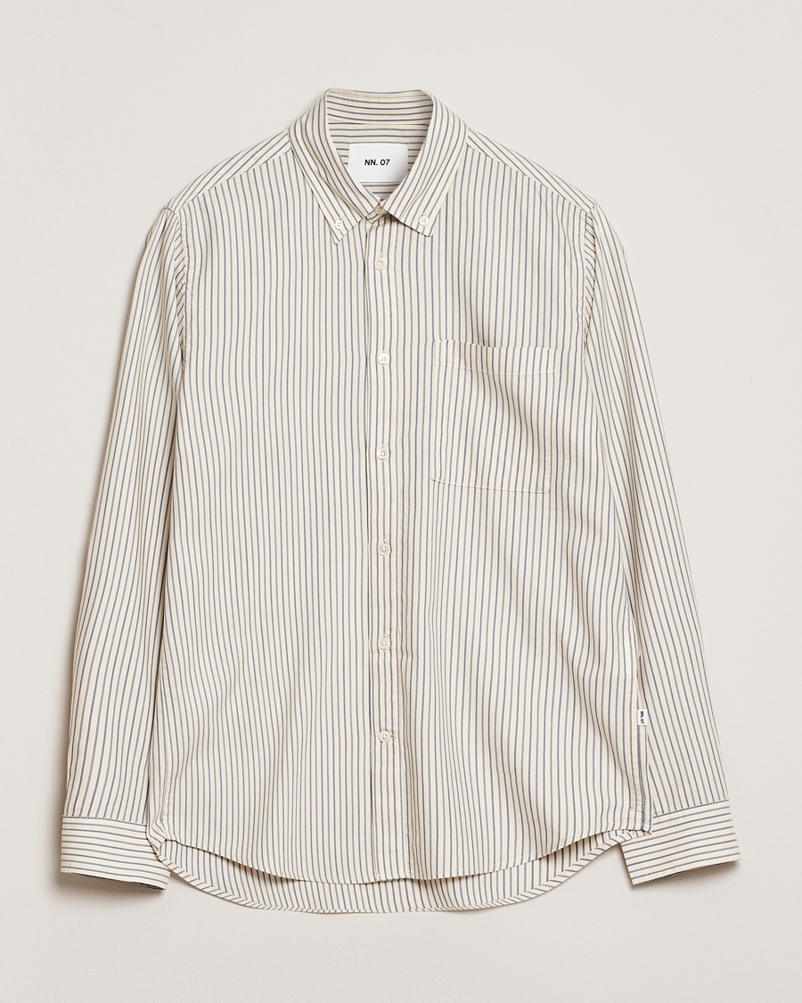 Herre | Skjorter | NN07 | Arne Tencel Shirt Sea Stripe