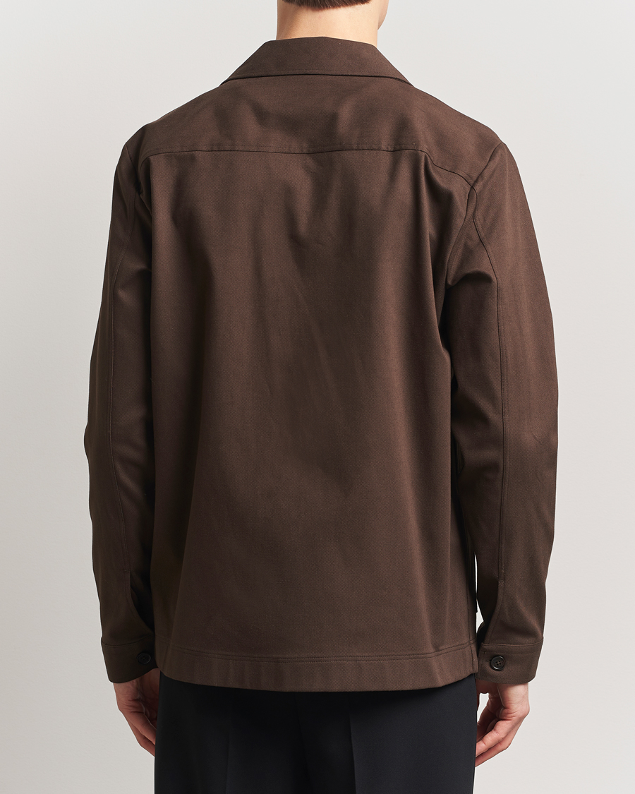 Herre | Skjorter | NN07 | Olav Pocket Overshirt Demitasse Brown