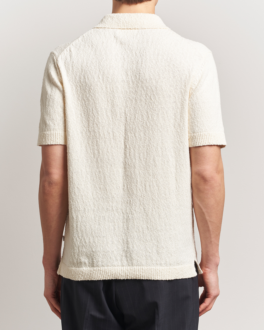 Herre | Polotrøjer | NN07 | Randy Knitted Polo Ecru