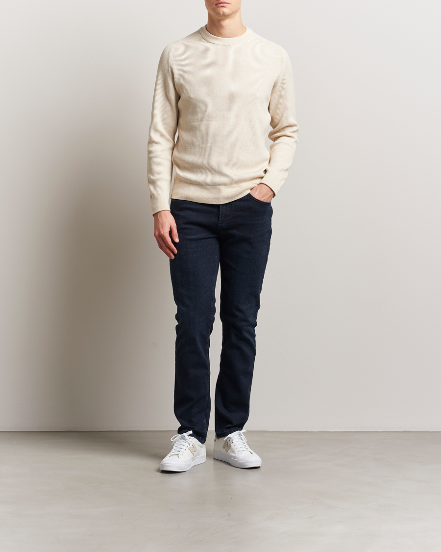 Herre | Trøjer | NN07 | Kevin Cotton Knitted Sweater Ivory