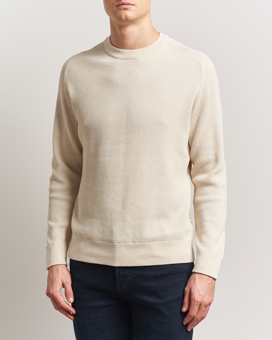 Herre | Trøjer | NN07 | Kevin Cotton Knitted Sweater Ivory