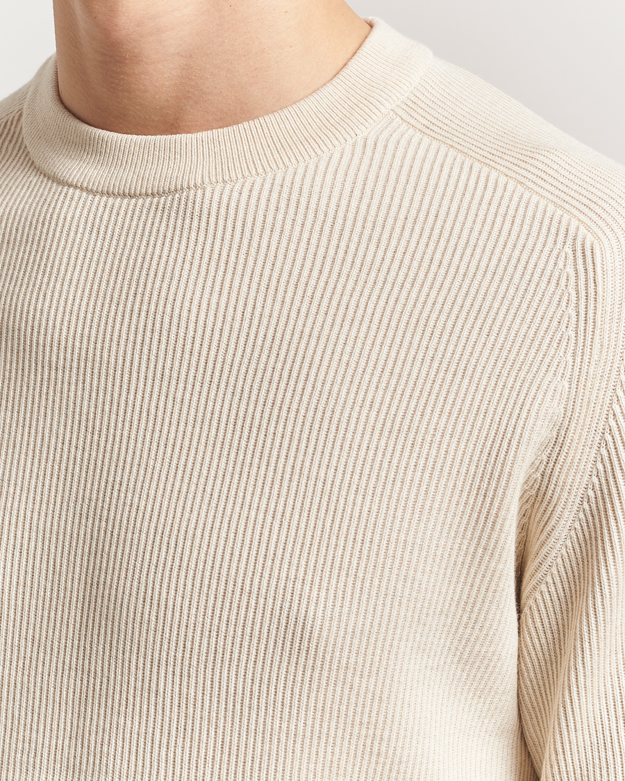 Herre | Trøjer | NN07 | Kevin Cotton Knitted Sweater Ivory