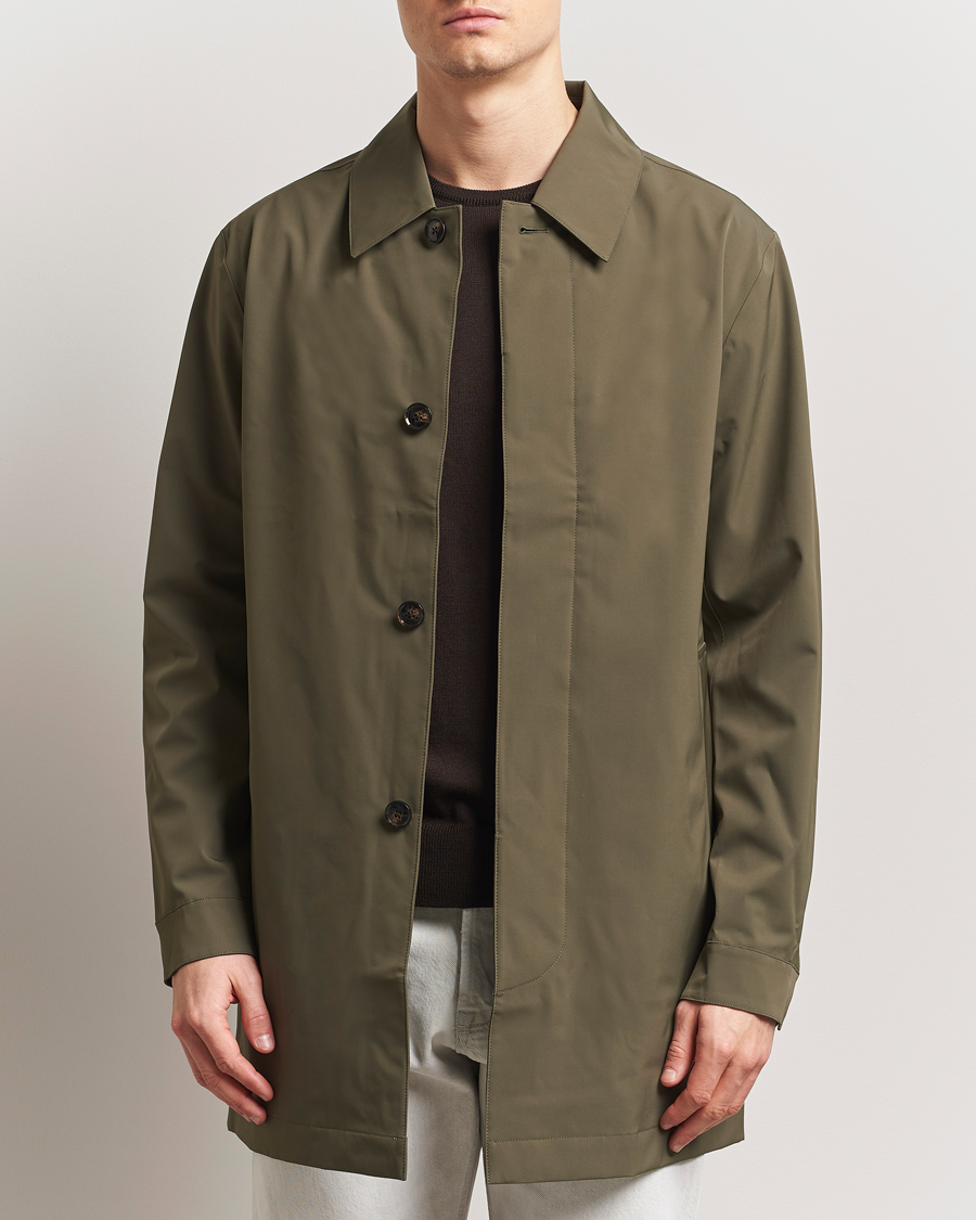 Herre | Jakker | NN07 | Kim Waterproof Car Coat Capers Green
