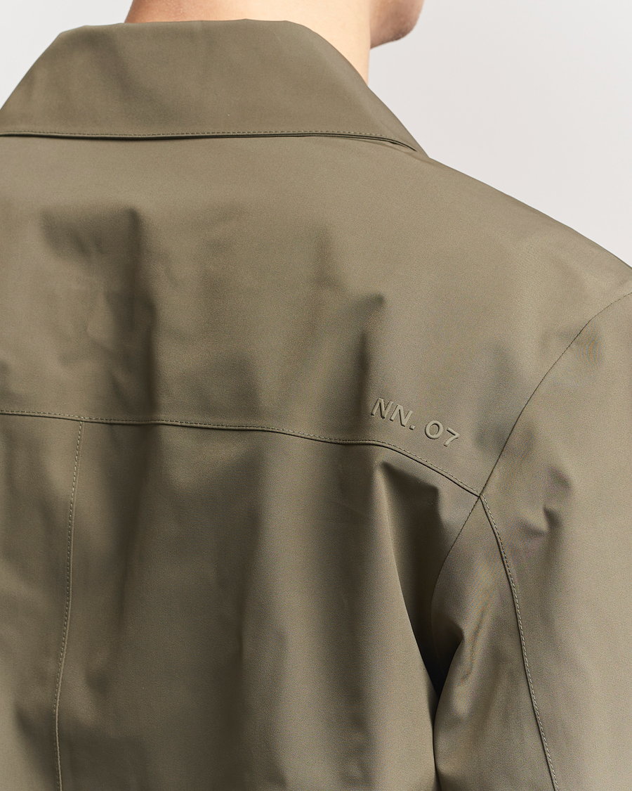 Herre | Jakker | NN07 | Kim Waterproof Car Coat Capers Green