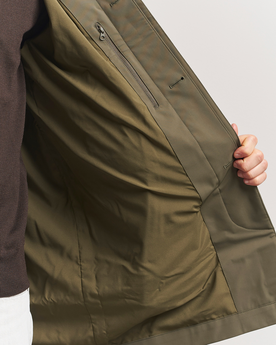 Herre | Jakker | NN07 | Kim Waterproof Car Coat Capers Green
