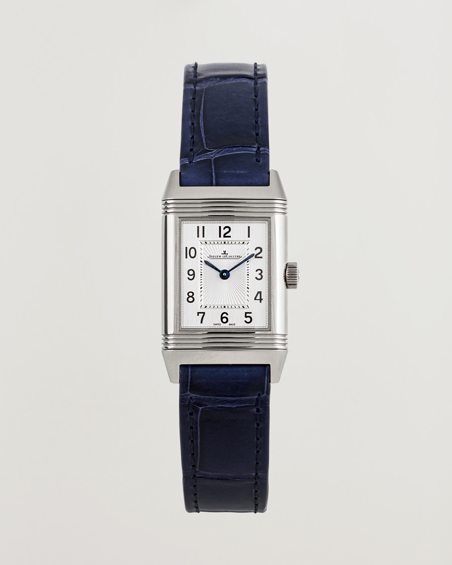 Herre | Jaeger-LeCoultre Pre-Owned Reverso Classic Monoface Blue | Jaeger-LeCoultre Pre-Owned | Reverso Classic Monoface Blue